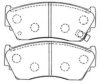 ASVA AKD-2226 Brake Pad Set, disc brake